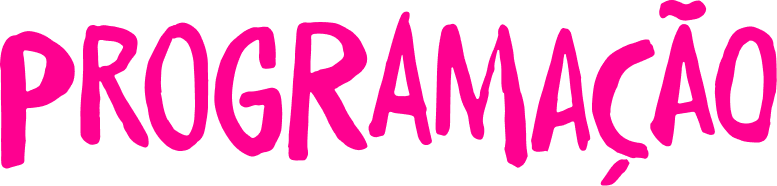 Titulo rosa escrito Programação do OPA